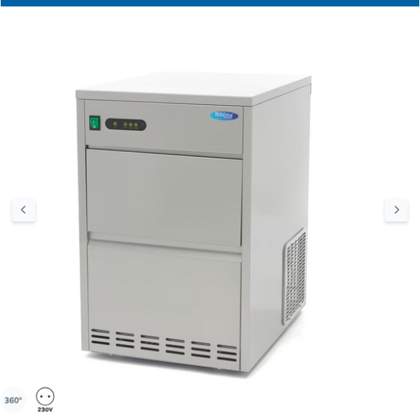  Μηχανή πάγου 45kg/ημέρα - Κύβοι σφαίρας - Υδρόψυξη